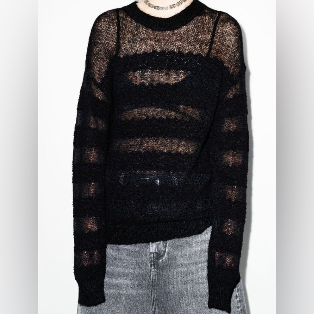 RtA crew-neck jumper